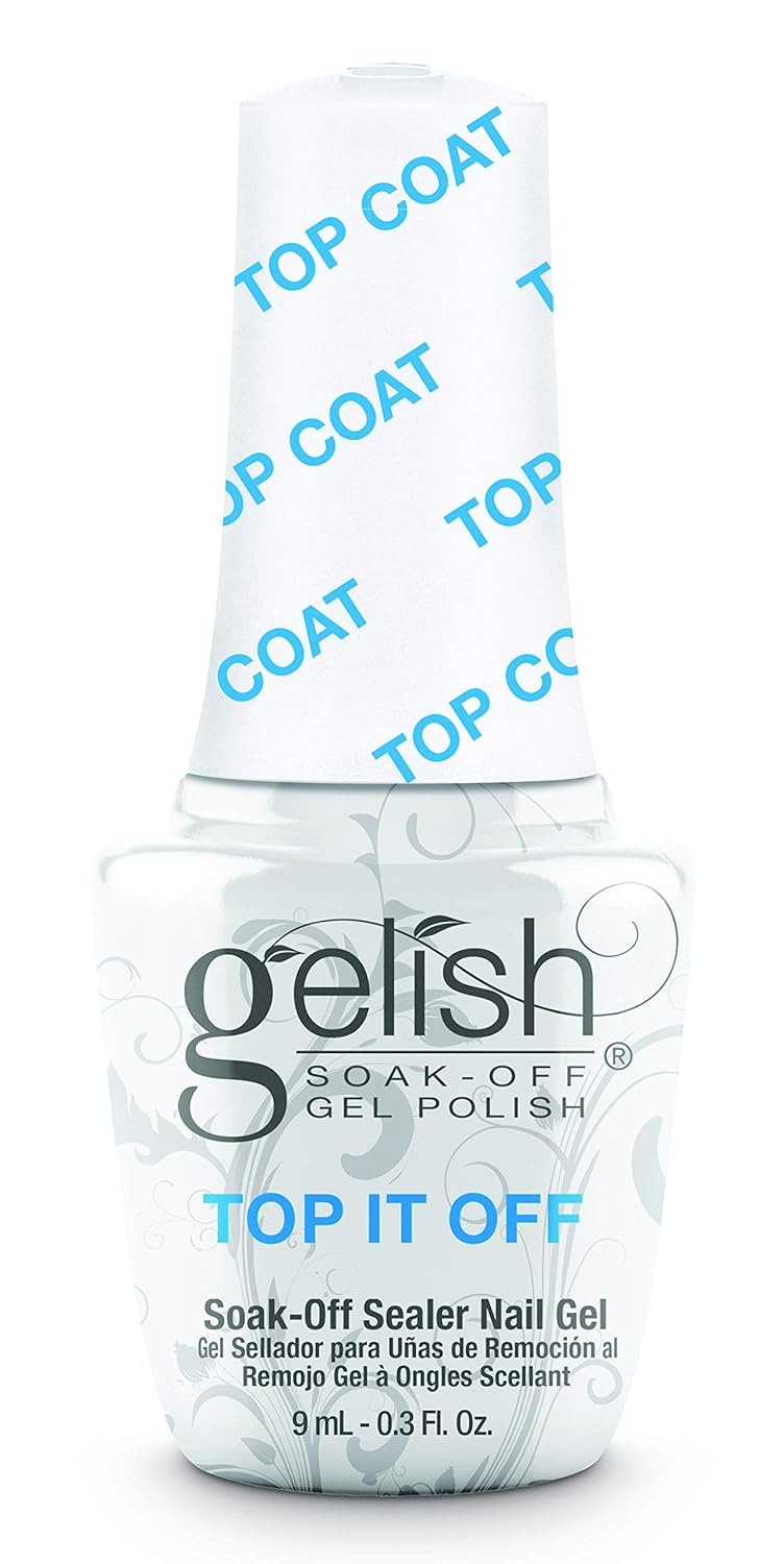 gelish top it off soak off sealer nail gel top coat www.nailsupply.com